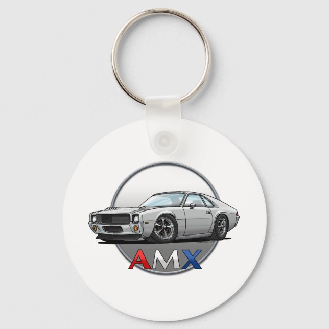 AMC_AMX_white Key Ring (Front)