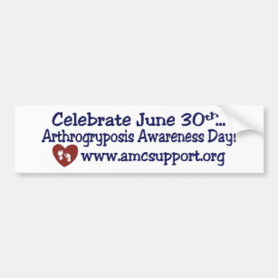 AMC Awareness Day Bumper Sticker