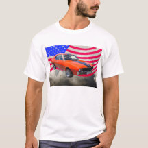 AMC Javlin Car With American Flag