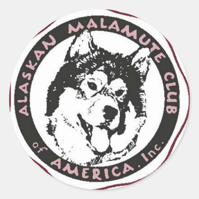 AMCA Logo Classic Round Sticker (Front)