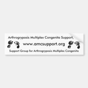 AMCSI Arthrogryposis bumbersticker Bumper Sticker