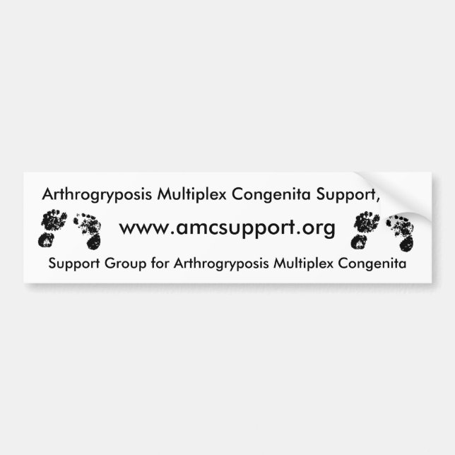 AMCSI Arthrogryposis bumbersticker Bumper Sticker (Front)
