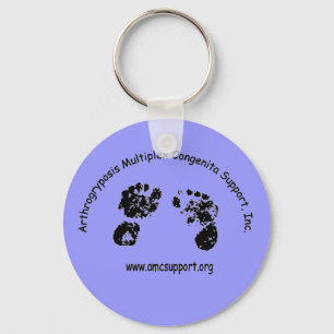AMCSI Arthrogryposis Keychain Blue