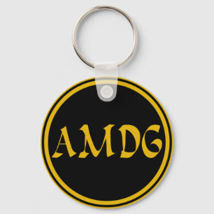 AMDG KEY RING