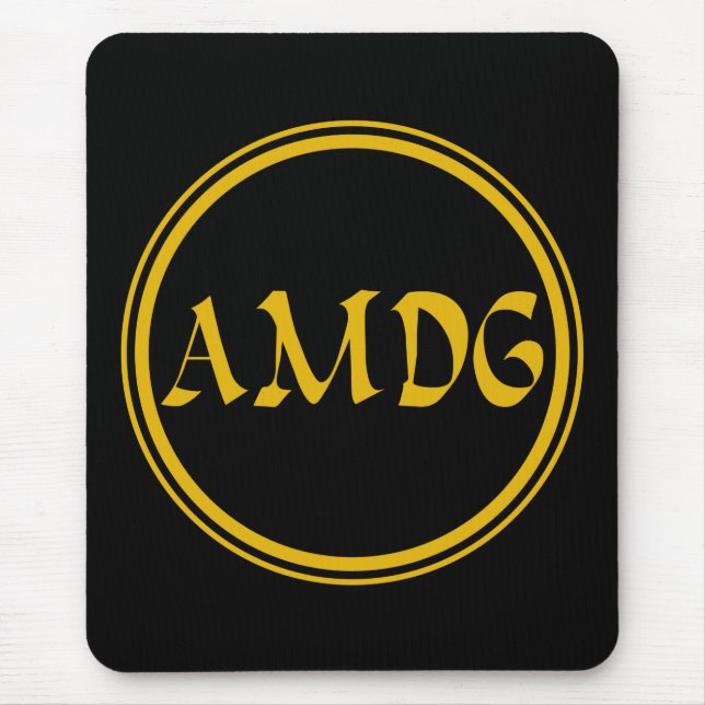 AMDG MOUSE MAT (Front)