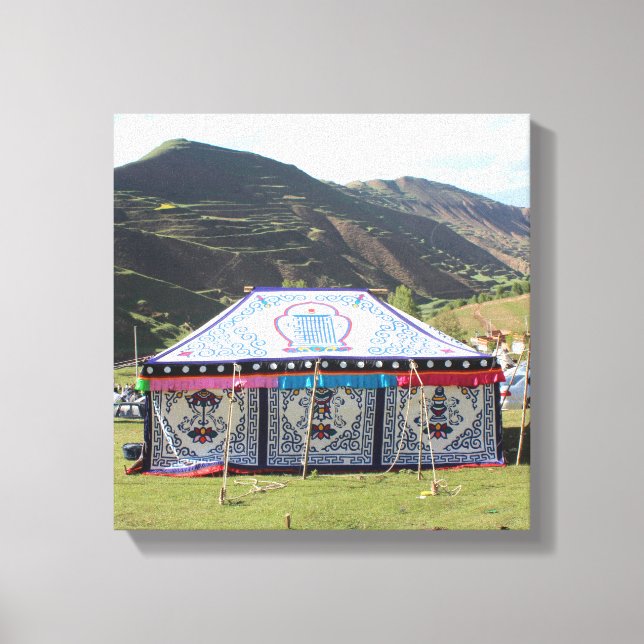Amdo Tibetan Tent Canvas Print (Front)