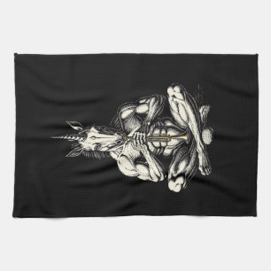 Amduscias The Silence Is Deafening Tea Towel