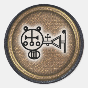 amdusias classic round sticker