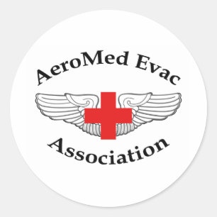 AMEA Logo flat version Classic Round Sticker