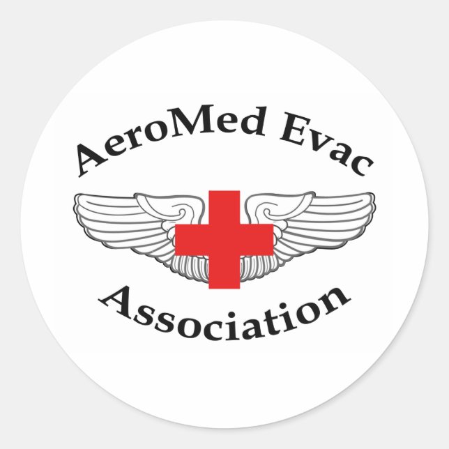 AMEA Logo flat version Classic Round Sticker (Front)