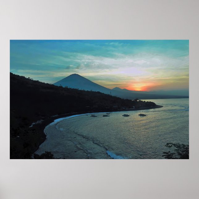 Amed Sunset Poster (Front)