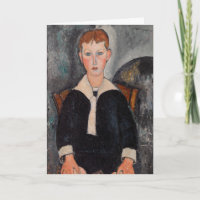 Amedeo Modigliani - Boy in Sailor Suit