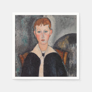 Amedeo Modigliani - Boy in Sailor Suit Napkin
