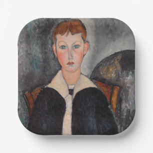Amedeo Modigliani - Boy in Sailor Suit Paper Plate