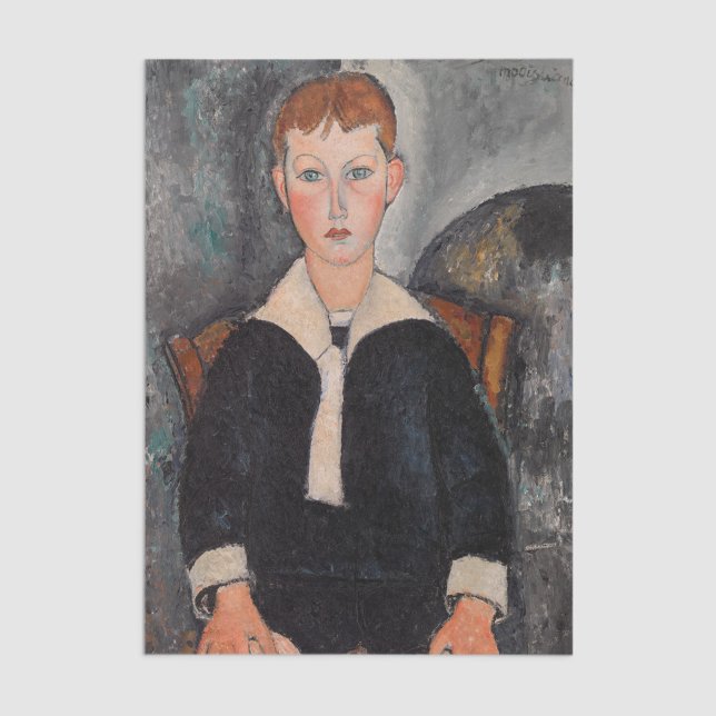 Amedeo Modigliani - Boy in Sailor Suit Tissue Paper (Creator Uploaded)