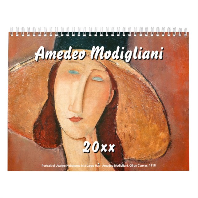 Amedeo Modigliani Calendar (Cover)