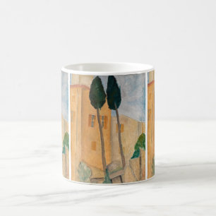 Amedeo Modigliani - Cypresses and Houses at Cagnes Coffee Mug