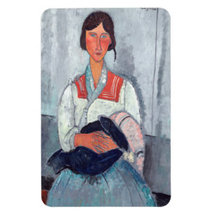 Amedeo Modigliani - Gypsy Woman with Baby Magnet