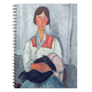 Amedeo Modigliani - Gypsy Woman with Baby Notebook