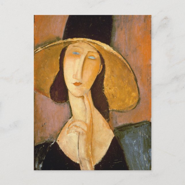Amedeo Modigliani - Head Of A Woman Postcard (Front)