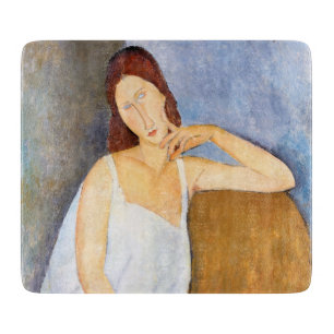 Amedeo Modigliani - Jeanne Hebuterne Cutting Board