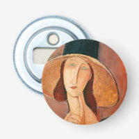 Amedeo Modigliani - Jeanne Hebuterne in Large Hat
