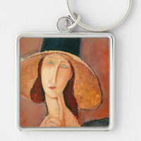Amedeo Modigliani - Jeanne Hebuterne in Large Hat