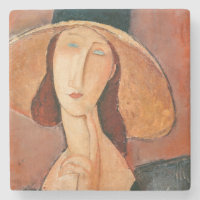 Amedeo Modigliani - Jeanne Hebuterne in Large Hat