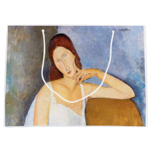 Amedeo Modigliani - Jeanne Hebuterne Large Gift Bag