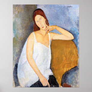 Amedeo Modigliani - Jeanne Hebuterne Poster