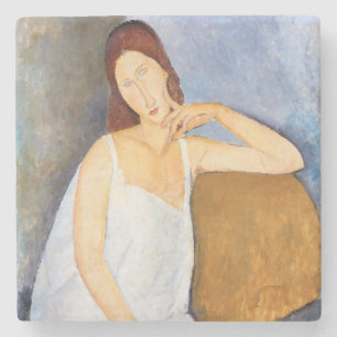 Amedeo Modigliani - Jeanne Hebuterne Stone Coaster
