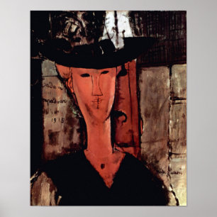 Amedeo Modigliani - Lady With Hat Poster