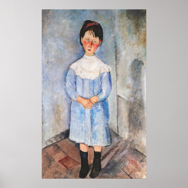 Amedeo Modigliani - Little Girl in Blue Poster (Front)
