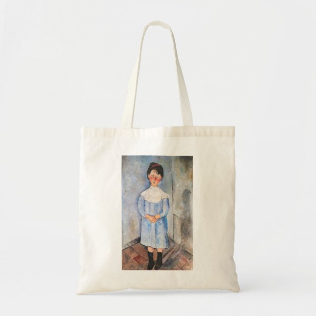Amedeo Modigliani - Little Girl in Blue Tote Bag (Front)