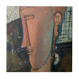 Amedeo Modigliani - Lola de Valence Tile