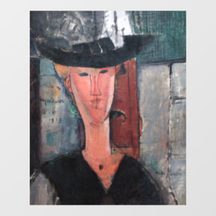 Amedeo Modigliani - Madame Pompadour Window Cling