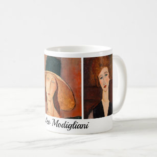 Amedeo Modigliani - Masterpieces Collage Coffee Mug