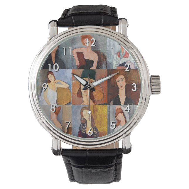Amedeo Modigliani - Masterpieces Collage Watch (Front)