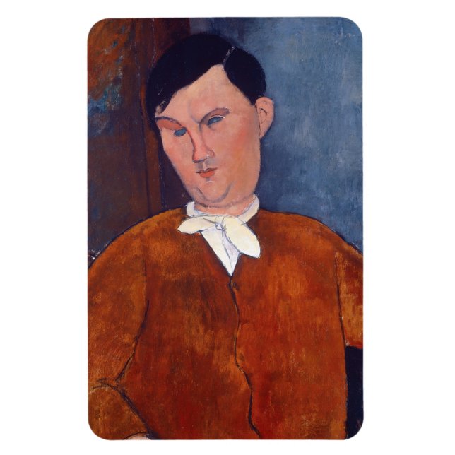 Amedeo Modigliani - Monsieur Deleu Magnet (Vertical)