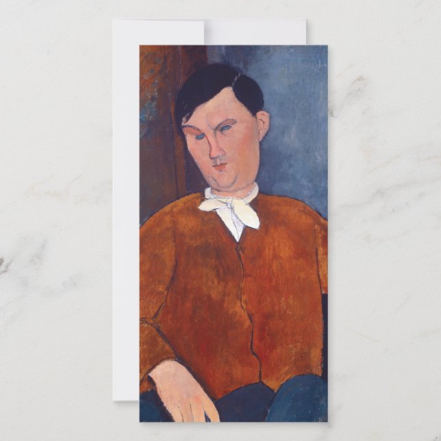 Amedeo Modigliani - Monsieur Deleu Thank You Card (Front)