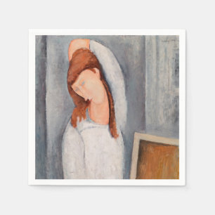 Amedeo Modigliani - Portrait Jeanne Hebuterne #1 Napkin