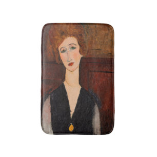 Amedeo Modigliani - Portrait of a Woman Bath Mat