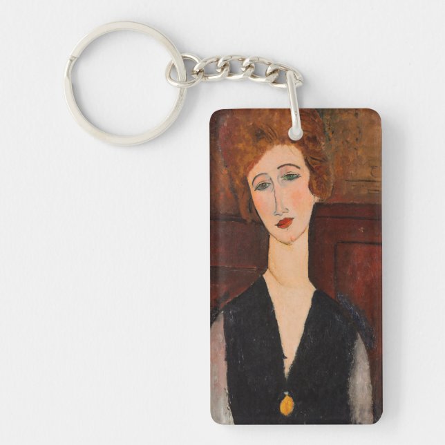 Amedeo Modigliani - Portrait of a Woman Key Ring (Front)