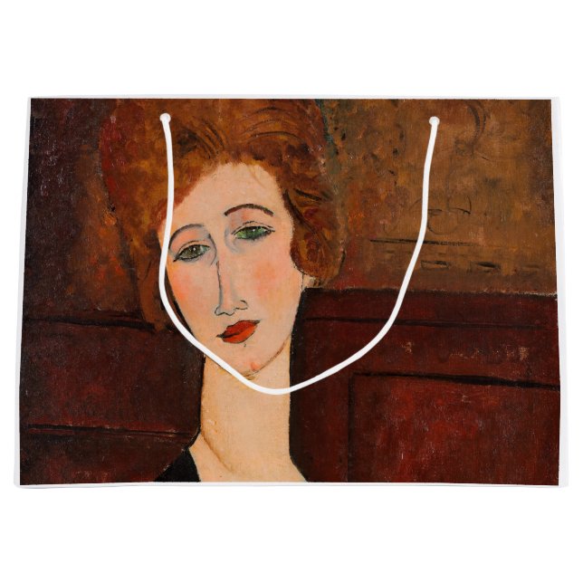 Amedeo Modigliani - Portrait of a Woman Large Gift Bag (Front)