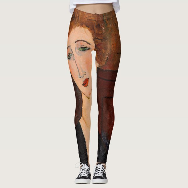Amedeo Modigliani - Portrait of a Woman Leggings (Front)