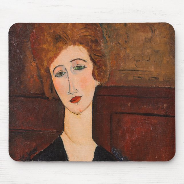 Amedeo Modigliani - Portrait of a Woman Mouse Mat (Front)