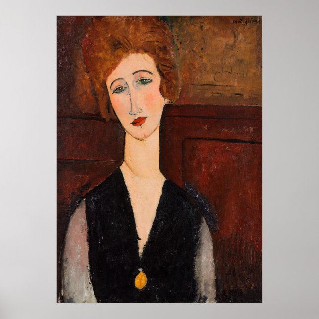 Amedeo Modigliani - Portrait of a Woman Poster (Front)