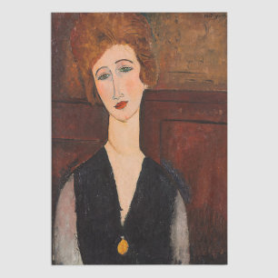 Amedeo Modigliani - Portrait of a Woman Tissue Paper