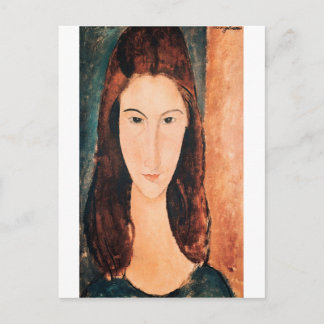 Amedeo Modigliani - Portrait Of A Young Girl Postcard