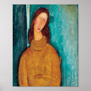 Amedeo Modigliani: Portrait of Jeanne Hebuterne Poster